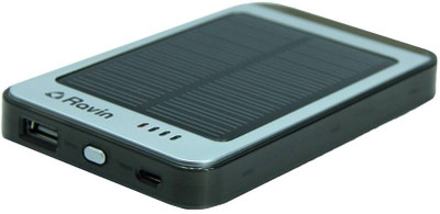 

Ravin 6000 mAh Power Bank (SC-06001)(Silver, Black, Lithium-ion), Black;silver