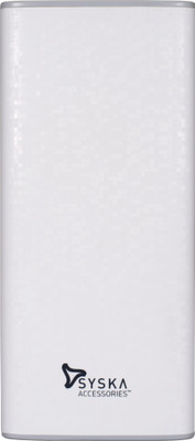 

Syska 10000 mAh Power Bank (Economy 100)(White, Grey, Lithium-ion), Grey;white