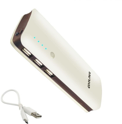 

Coolnut 13500 mAh Power Bank (13500mAh 3 USB Ports Portable Charger External Battery Pack with LED indicator and Flash light, Premium Quality Power bank)(White, Lithium-ion)