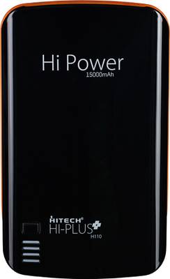 Hitech HI-PLUS H110 Power Bank 15000 mAh (Black, Orange) 
