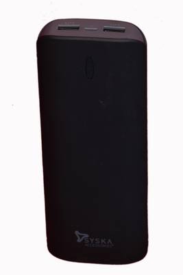 Syska POWER TUBE 150 POWER BANK {BLACK GRAY} 15000 mAh Power Bank