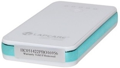 

Lapcare 5200 mAh Power Bank (LOPBMH4684, 5200mAh LPB-520)(White, Lithium Polymer)