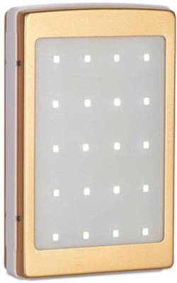 Reliable 20 LED Solar Reliable Power Bank With 2 Usb And Torch 13000 mAh (Golden, Silver, Black, White, Blue) 