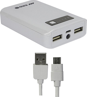 

ERD 7800 mAh Power Bank (PB-204S Power Bank)(White, Lithium-ion)