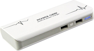 

Zebronics 10000 mAh Power Bank (PG10)(White, Lithium-ion)