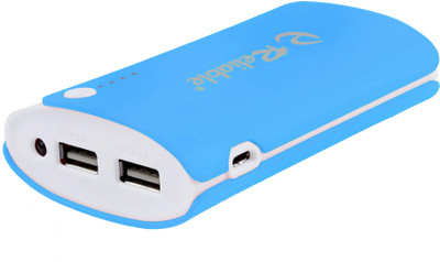 

Reliable 8800 mAh Power Bank (ROBO 0003, with 2 Usb And Torch)(Light Blue, Lithium Polymer)