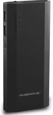 

Ambrane 10000 mAh Power Bank (P-1111, NA)(Black, Lithium-ion)