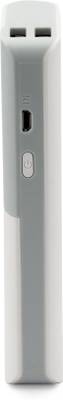 ASPOR A399 Power Bank with 2 USB Outputs Real Capacity 11000 mAh (White) 