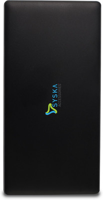 

Syska 10000 mAh Power Bank (Power, Slice 100-)(Black, Lithium Polymer)
