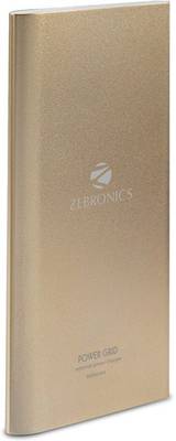 Zebronics PG8000 Power Bank 8000 mAh (Gold) 