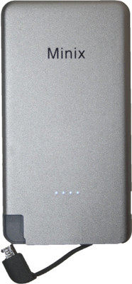 

Minix 4000 mAh Power Bank (S401, Powerbank)(Silver, Lithium Polymer)