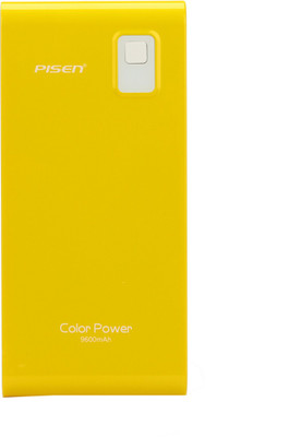 

Pisen 9600 mAh Power Bank (Colour Powerbank for All Mobiles and Tab 9600 Mah, Ts-D158, TS-D158)(Yellow, Lithium Polymer)