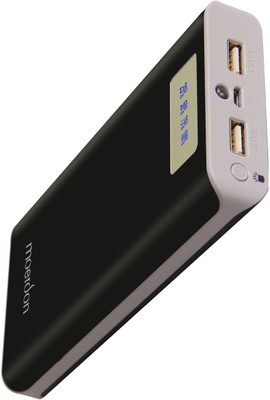 

MOERDON 20000 mAh Power Bank (MDPBJSN-13 Power Banks Dual USB Output Portable, Charger Made In India)(Black, Lithium-ion)