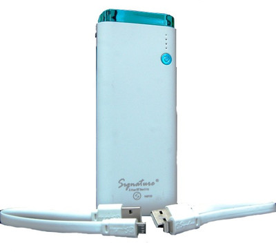 Signature 10400 mAh Power Bank (VM-22, POWERBANK SKY BLUE)(SKY BLUE, Lithium-ion)