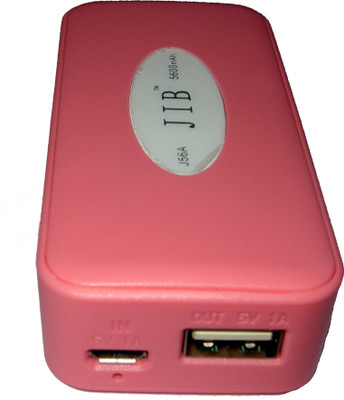 

JIB 5600 mAh Power Bank (5600 mAh - Pink, Mobile )(Lithium-ion)