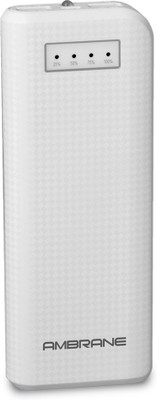 

Ambrane 12000 mAh Power Bank (P-1200, NA)(White, Lithium-ion)