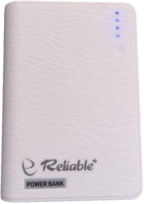 

Reliable 10600 mAh Power Bank (LEATHER002_WT, LEATHER POWER BANK 10400MAH)(White, Lithium-ion)