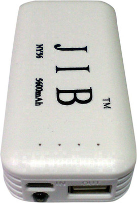 

JIB 5600 mAh Power Bank (NY56, Mobile backup charger)(Black, White, Lithium-ion)