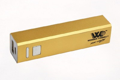 

Wonder Connect 2600 mAh Power Bank (2601, Wpb)(Golden, Lithium-ion)