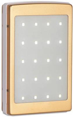 Mine solar led 2usb Golden look 10000 mAh Power Bank