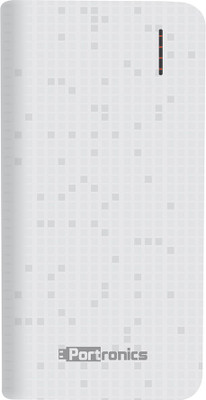 

Portronics 4000 mAh Power Bank (POR 491, Power Slice-II)(White, Lithium Polymer)