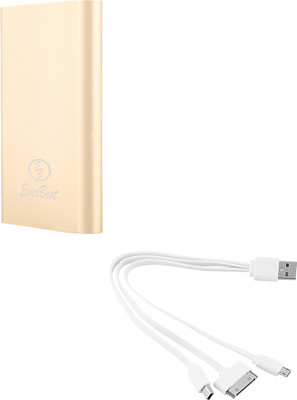 

Everbest 10400 mAh Power Bank (10400mAh)(Gold, Lithium Polymer)
