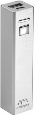 

Ambrane 2200 mAh Power Bank (P22, NA)(Silver, Lithium-ion)