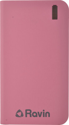 

Ravin 5000 mAh Power Bank (EP-05001, with Built In Torch)(Pink, Lithium Polymer)