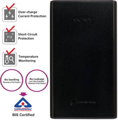 Sony CP-S15 Power Bank 15000 mAh (Black) 