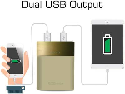 Portronics Gold Velocity Plus 13400 mAh (Gloss Gold) 