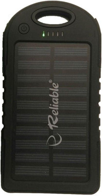 

Reliable 5000 mAh Power Bank (es500black, Reliable ES-500 5000 Mah Black solar )(Black, Lithium Polymer)
