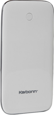 

Karbonn 7000 mAh Power Bank (Polymer 7)(White, Lithium Polymer)