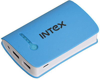 

Intex 6000 mAh Power Bank (6000 mAh, (IT-PB602))(White, Blue, Lithium-ion), Blue;white