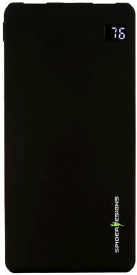 

Spider Designs 10000 mAh Power Bank (Sli Li-Polymer, YSBAO)(Black, Lithium Polymer)