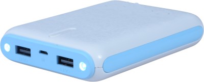 

SPIRITe 15000 mAh Power Bank (B-2, 2.1 Amp Portable )(White, Blue, Lithium-ion), Blue;white