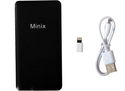 

Minix 3000 mAh Power Bank (S2, Portable )(Black, Lithium Polymer)