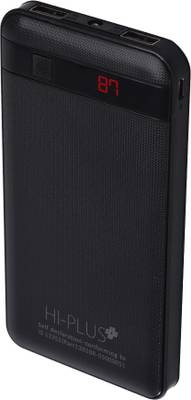HI-PLUS H130 Slim Power Bank with Digital Meter 10400 mAh (Black) 