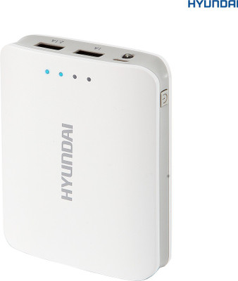 

Hyundai 10400 mAh Power Bank (MPB 100W)(White, Lithium-ion)