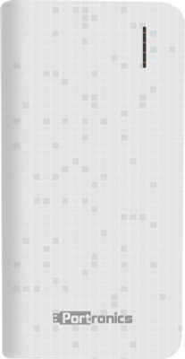 

Portronics 4000 mAh Power Bank (POR 491, Power Slice)(White, Lithium Polymer)
