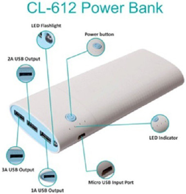

Gizmobitz 9000 mAh Power Bank (Cl-612 Power bank, 9000 mAh White Gizmobitz Cl-612 power bank)(Grey, Lithium-ion)