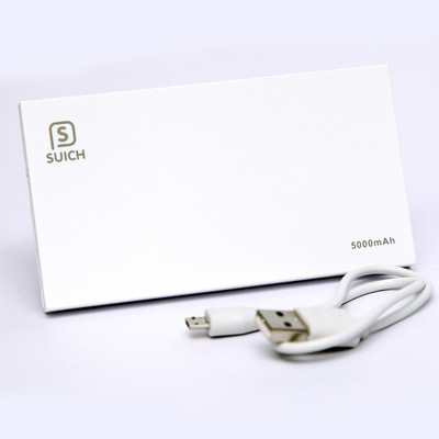 

Suich 5000 mAh Power Bank (SPB5KBWT, Suich 5000 mAh for All Smart Phone with 3 Month Warranty - White)(White, Lithium-ion)