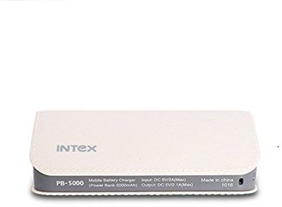 

Intex 5000 mAh Power Bank (PB-5000, Mobile Battery Charger)(Gold, Lithium-ion)