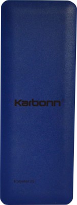 

Karbonn 2500 mAh Power Bank (Polymer 25)(Blue, Lithium Polymer)