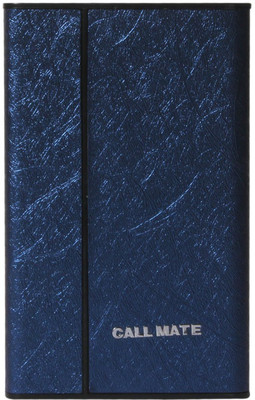 

Callmate 4000 mAh Power Bank (PW8)(Dark Blue, Lithium Polymer)