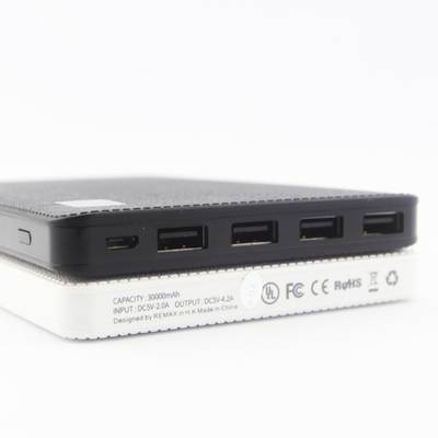 Remax PP-N3 4-Port USB, Digital Display, Power Saver 30000 mAh (Black) 