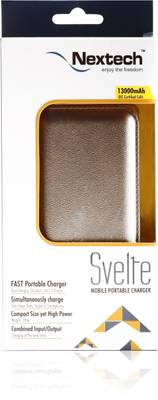 Nextech SVELTE Fast  with LED Torch 13000 mAh Power Bank