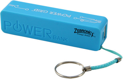 

Zebronics 2200 mAh Power Bank (PG2200)(Blue, Lithium-ion)