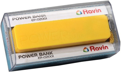 

Ravin 2000 mAh Power Bank (Ep - 02001, Eraser)(Yellow, Lithium-ion)