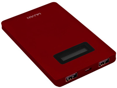 

Muven 4450 mAh Power Bank (X-1_Red, Ultra Slim Portable Charger)(Red, Lithium-ion)