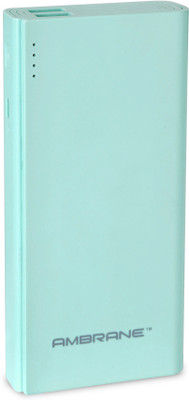 

Ambrane 13000 mAh Power Bank (P-1333, NA)(Green, Lithium-ion)